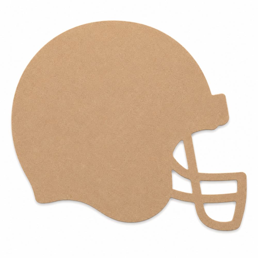 Helmet unfinished MDF cutout